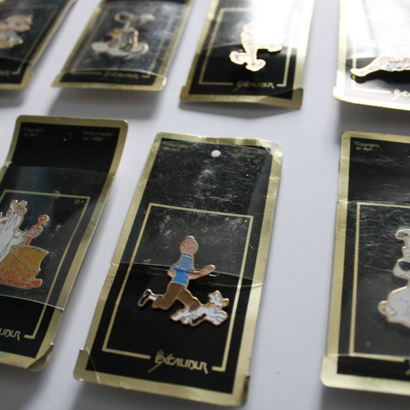 Excalibur Vintage Tintin, Astérix et Obélix and Lucky Luke Enamel Pin - Picture 15 of 16
